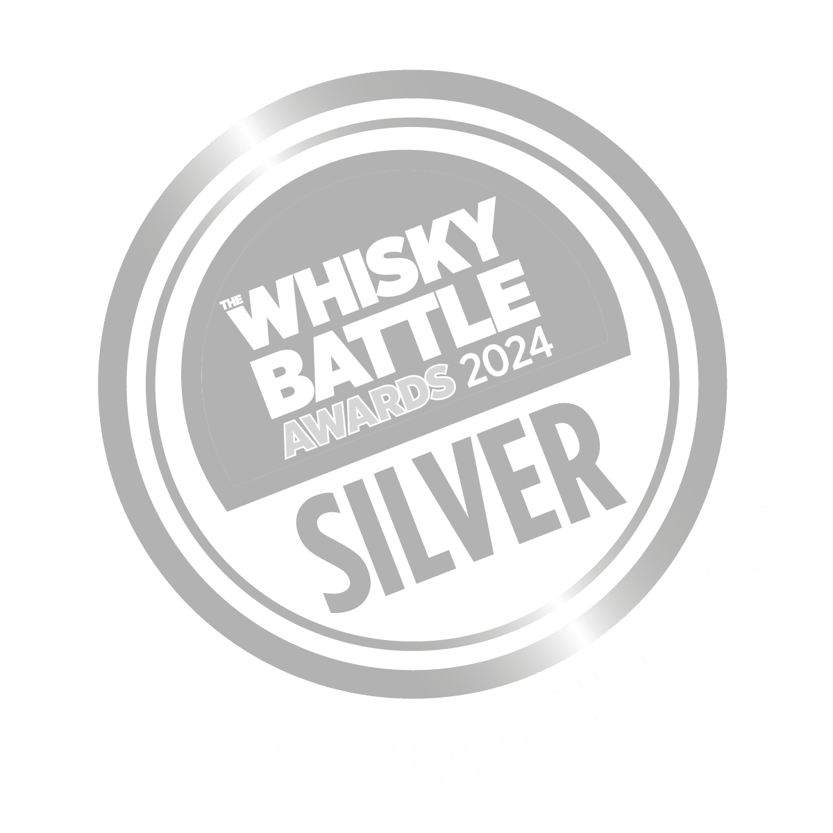 Whisky Battle 2024 SILVER vit text Whisky Battle 2024 SILVER vit text